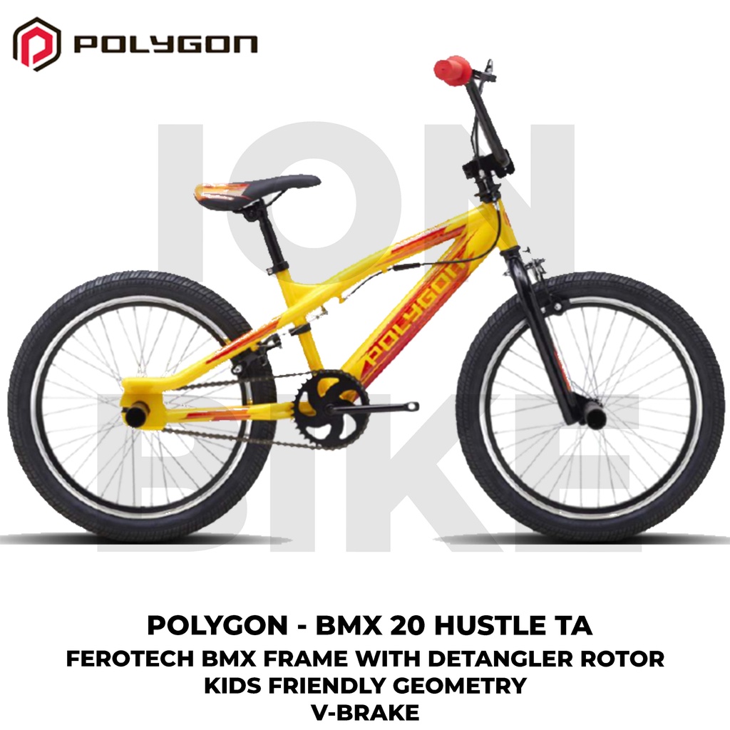 Jual Sepeda BMX 20 Inch Polygon Hustle Rotari Rotor Terbaru Stang