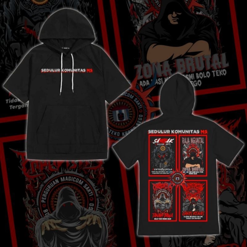 Jual KAOS - TS HOODIE - HOOODIE DESAIN TERBARU KOMUNITAS PASMOTAL BAHAN ...