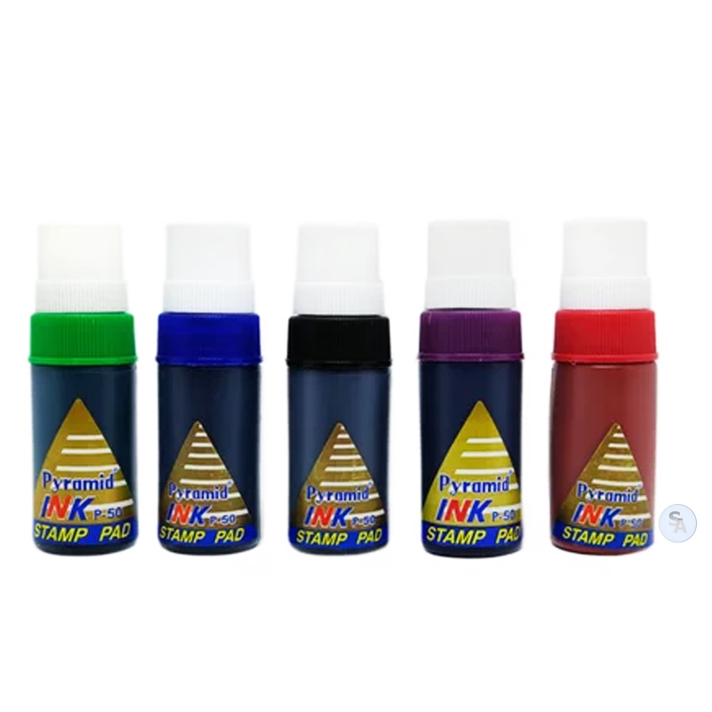 Jual PYRAMID - Refill ink - Refill Stamp Pad Ink 50cc - Pcs | Shopee ...