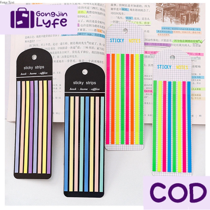 Jual [Gongjin] 160 Lembar STRIP Transparan Sticky Note / Transparent ...