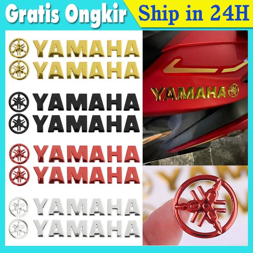 Jual Stiker Emblem Yamaha D Original Untuk Mobil Xmax Yzf R Fz Yz