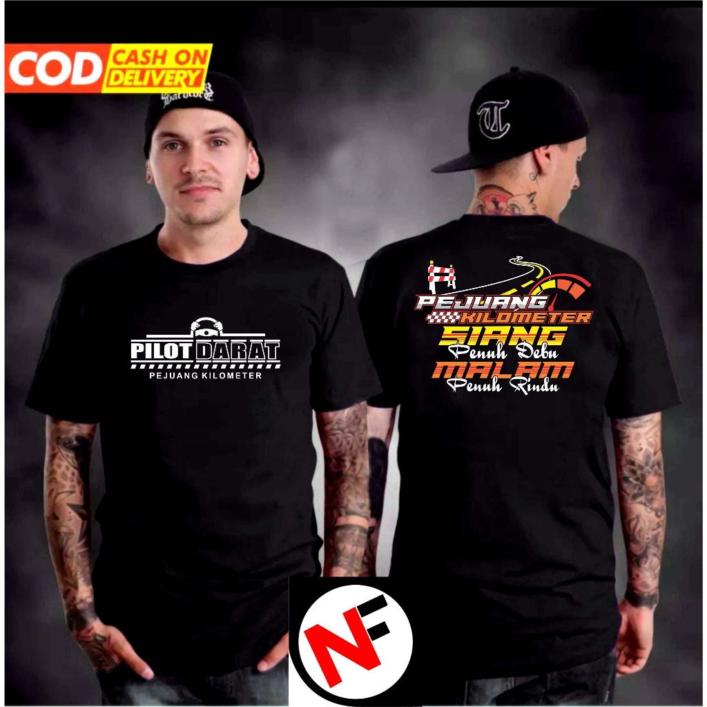 Jual Skm New Kaos Atasan Pilot Darat Belakang Dtf Kaos Driver