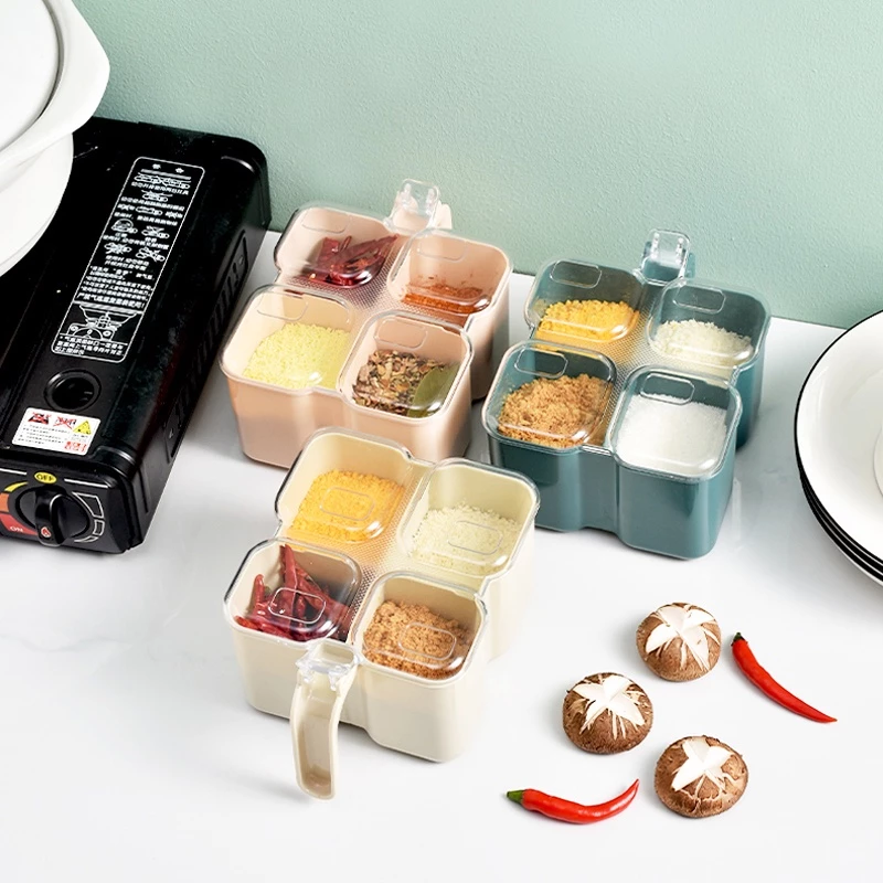 [Unik88] Tempat Bumbu 4in1 Free Sendok Praktis | AutoStock