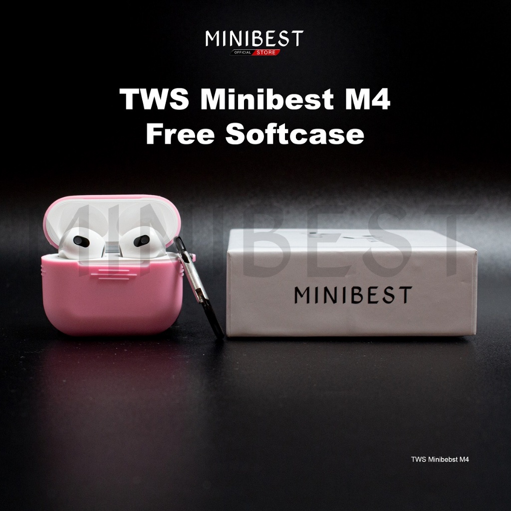 Jual Minibest Tws Earphone Headset Bluetooth Mb Pods M In Ear Detection Wireless Charging Free