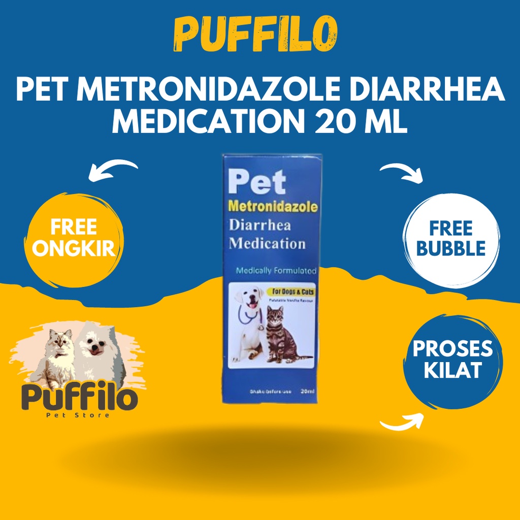 Jual Pet Metronidazole Diarrhea Medication 20 mL - Obat Diare Hewan ...