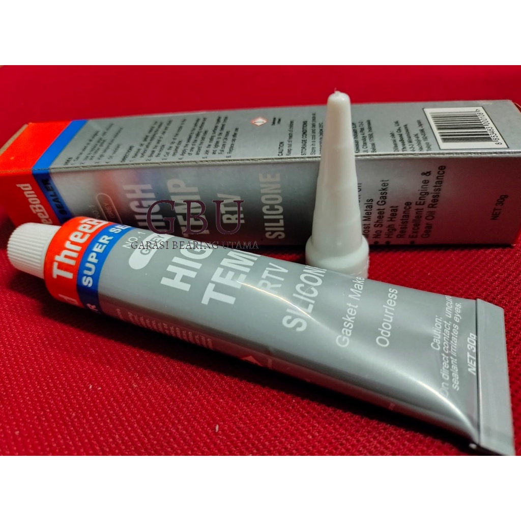 Jual Lem Threebond HIGH Temp RTV Silicone Grey ( Abu Abu ) 30gr ...