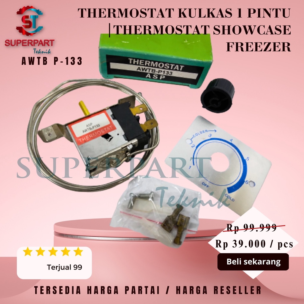 Jual Thermostat Kulkas Pintu Thermostat Showcase Freezer Shopee Indonesia