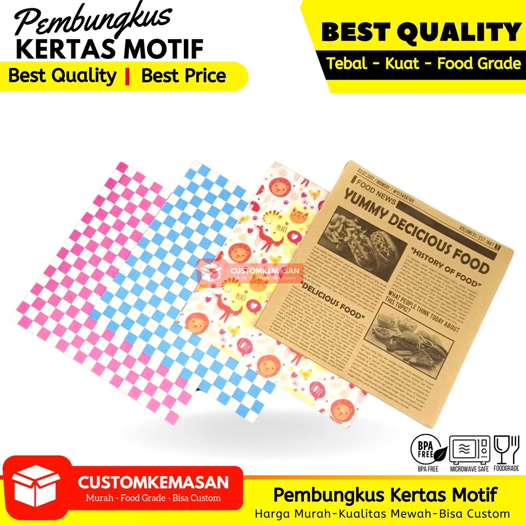 Jual Kertas Roti / Kertas Pembungkus / Kertas Minyak / Pembungkus ...