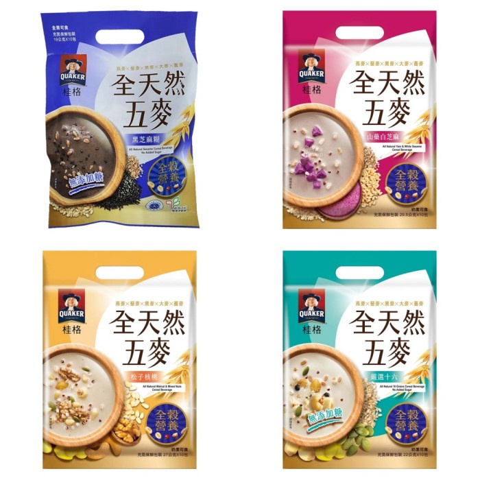 Jual Minuman QUAKER Instant All Natural Oat Cereal Beverage asal Taiwan ...