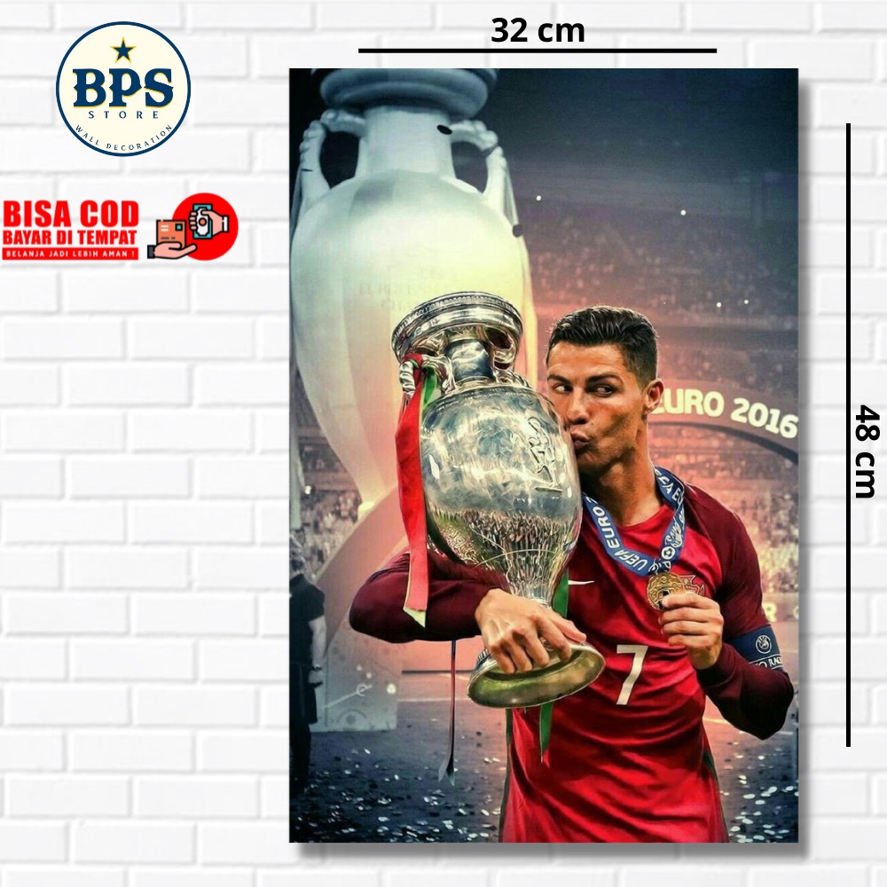 Jual Poster Cristiano Ronaldo Foto Cristiano Ronaldo Poster Foto Sepak Bola Hiasan Dinding