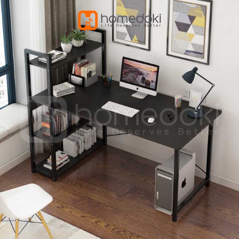 Jual Homedoki meja pc/meja gaming/meja komputer kayu/meja belajar/meja ...