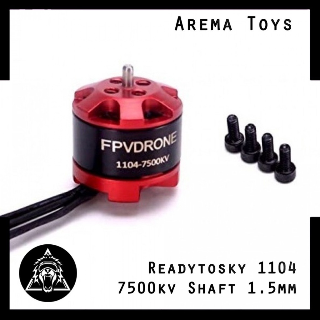 Jual Readytosky 1104 7500kv Brushless Motor 2 3s Shaft 1 5mm 7500 Kv Fpv Shopee Indonesia