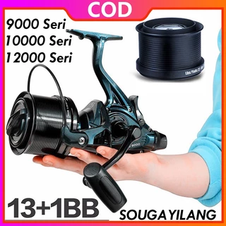 orders wholesale Big Fishing Reels 8000 9000 10000 12000 14000 Spinning  Reel Max Drag 20KG Powerf