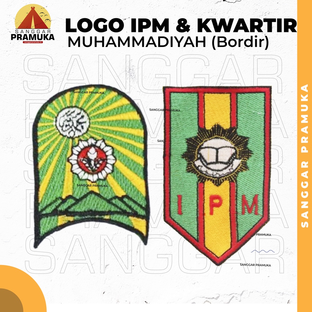 Jual Logo Bordir Ipm Logo Bordir Ikatan Pelajar Muhammadiyah Shopee