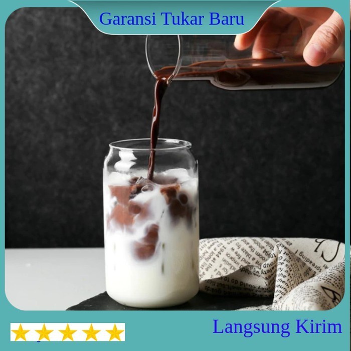 Jual One Two Cups Gelas Minuman Kaleng Can Shape Borosilicate Glass 550ml Shopee Indonesia 5945