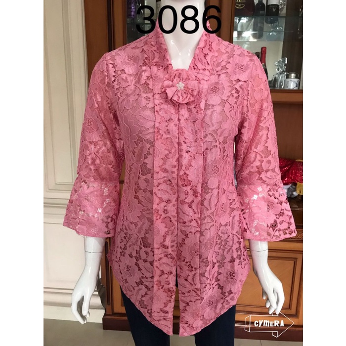 Jual New Diskon 3079 kebaya alexuez full brukat seri warna - pink, M ...