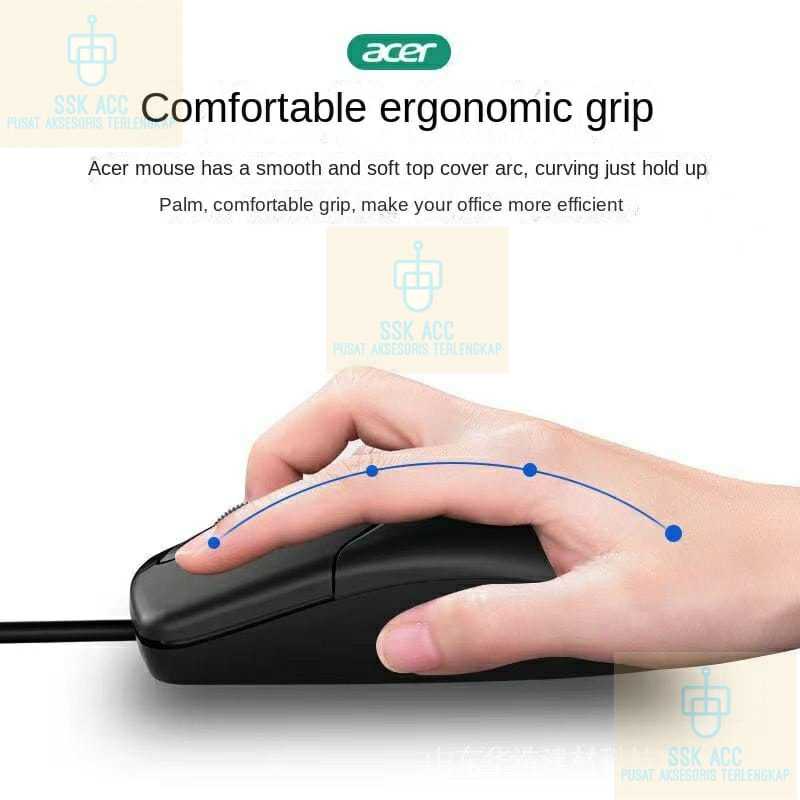 Jual Mouse Gaming ACER M117 SILENT | Mouse Kerja ACER M117 SILENT ...