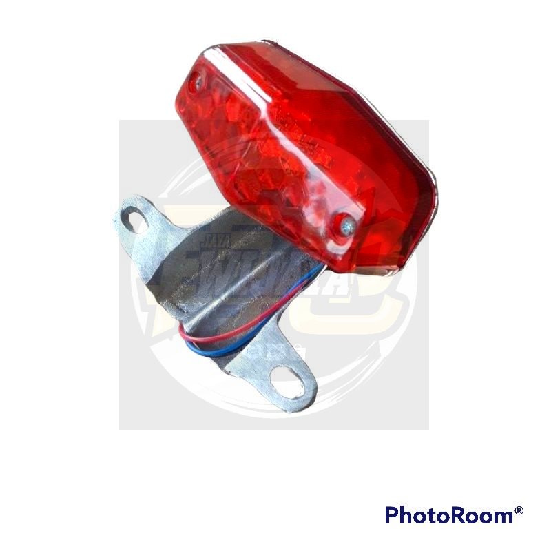 Jual Stoplamp Cb Lampu Belakang Cb Model Bsa Diamon Set Pangkon Lampu Crom Bagus