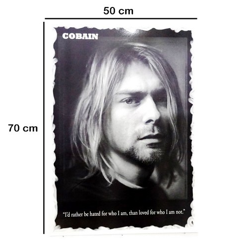 Jual Poster Kurt Cobain Nirvana- Solo Galeri Buku | Shopee Indonesia