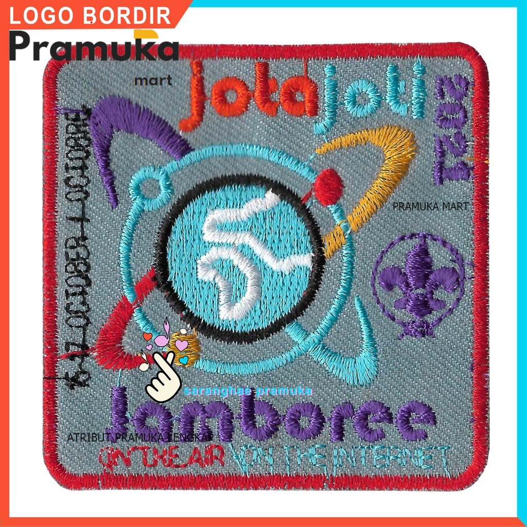 Jual (Bisa COD) Badge Jota Joti Emblem Pramuka Patch Tiska Logo Bordir ...