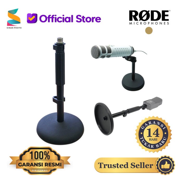 Jual Rode DS1 Desktop Microphone Stand Mic for Podcast Rode DS1 ...