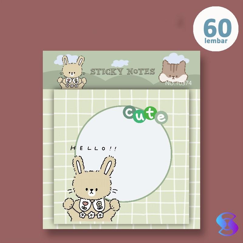 Jual Sticky Note Karakter Kertas Memo 60 Halaman Karakter Lucu ...