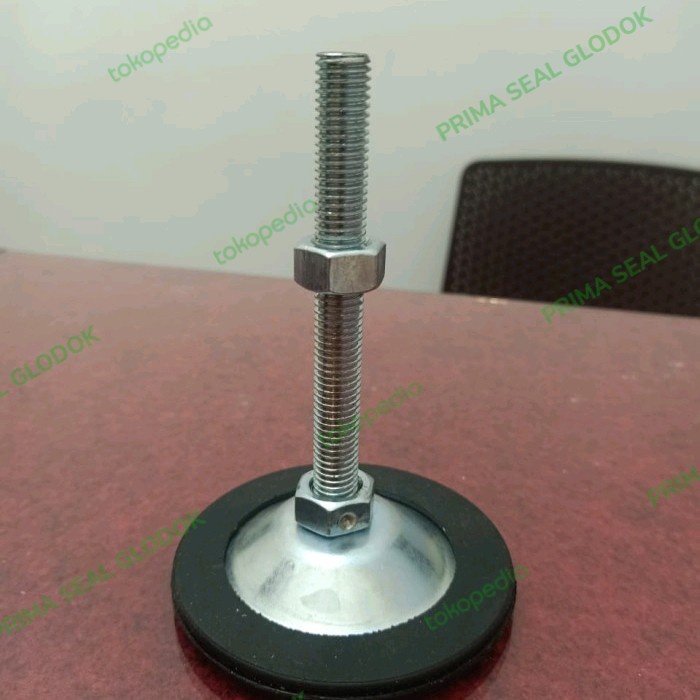 Jual 1 Set Kaki Adjuster conveyor M20 x 150 + Karet / Foot Adjuster ...
