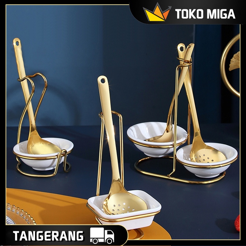 Jual Rak Holder Sendok Sup Multifungsi Ladle Soup Holder Stainless ...