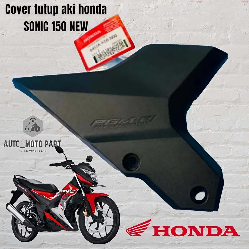 Jual cover battery set tutup aki sonic 150R 150 k56 original lostpack