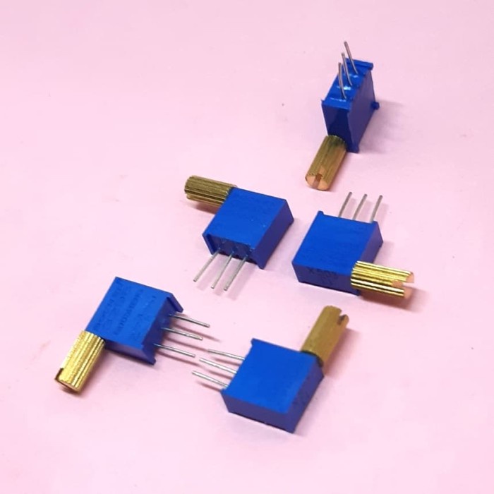 Jual 50K High Quality Long Shaft Multiturn Variable Resistor Trimmer ...