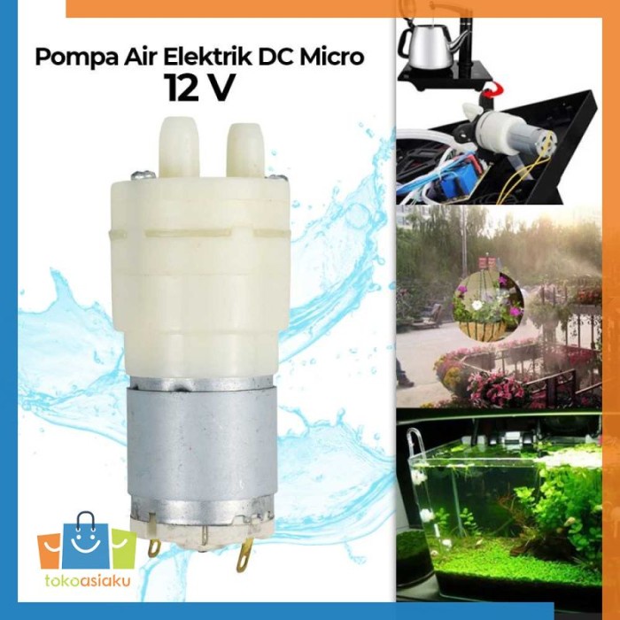 Jual Pompa Air Mini Elektrik Micro Water Pump DC 12V 365B-7 | Shopee ...