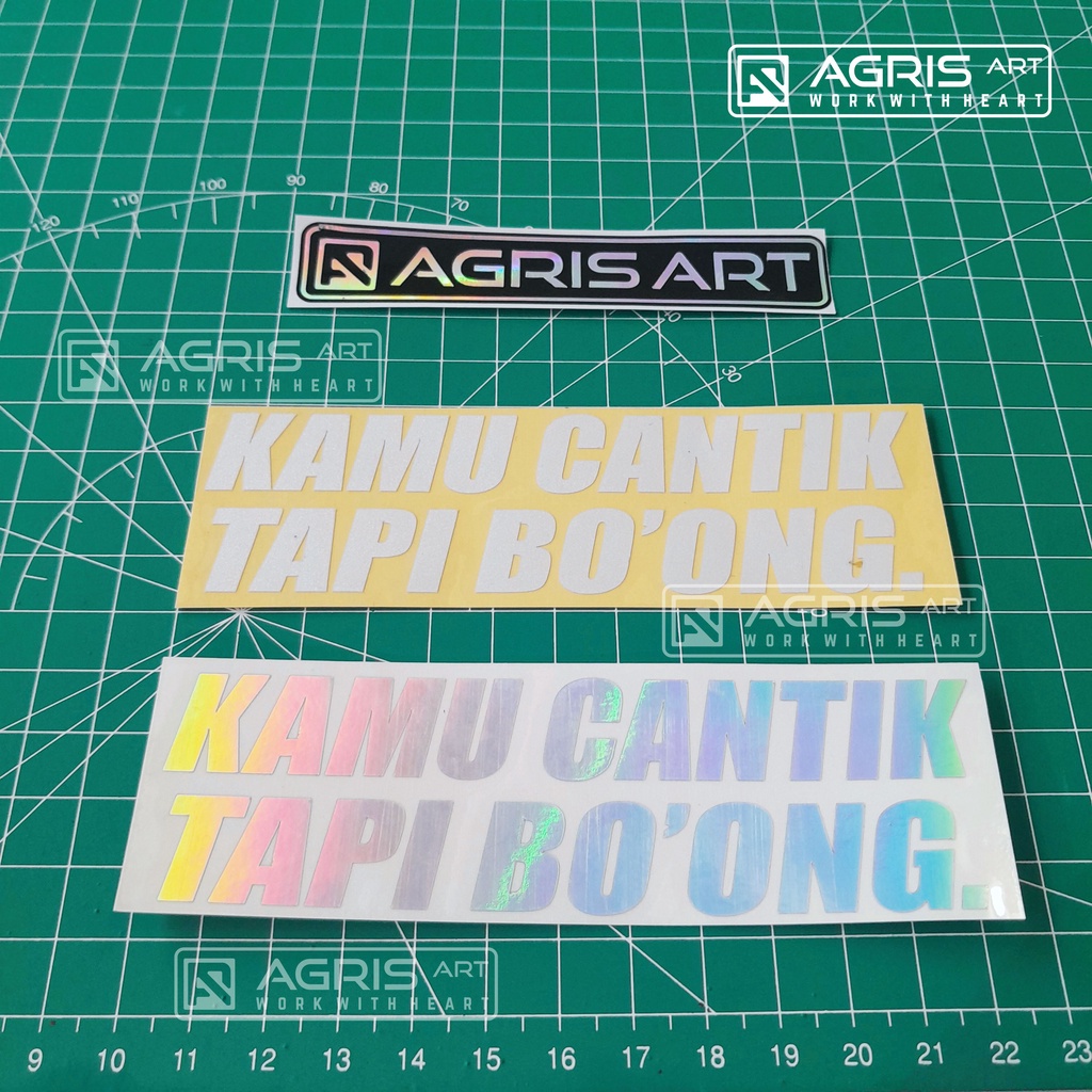 Jual cutting sticker stiker viral kamu canting tapi boong | Shopee ...