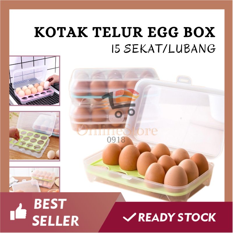 Jual Kotak Telur Egg Box Box Telur 15 Lubang Tempat Telur Isi 15