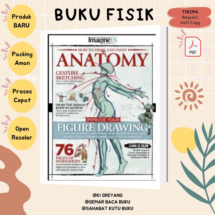 Jual BUKU HOW TO DRAW AND PAINT ANATOMY VOL. 2 IMAGINEFX Shopee