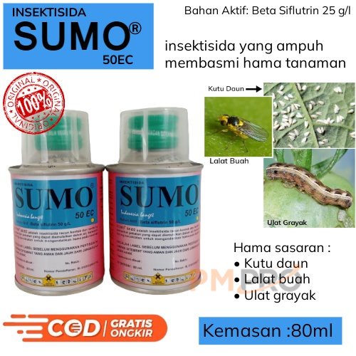 Jual Insektisida Sumo 50 Ec 80ml Obat Racun Semprot Hama Tanaman ...