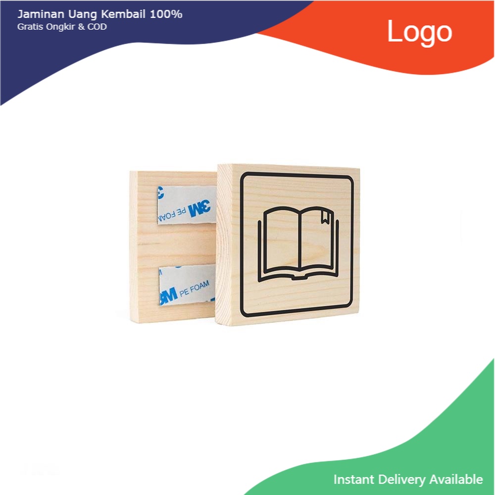 Jual papan tanda ruang baca - area membaca - reading area - wall sign ...