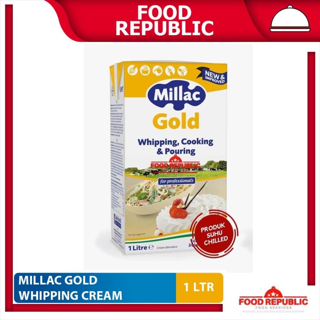 Jual MILLAC GOLD Whip / Whipping Cream 1 KG Halal Import Non Dairy