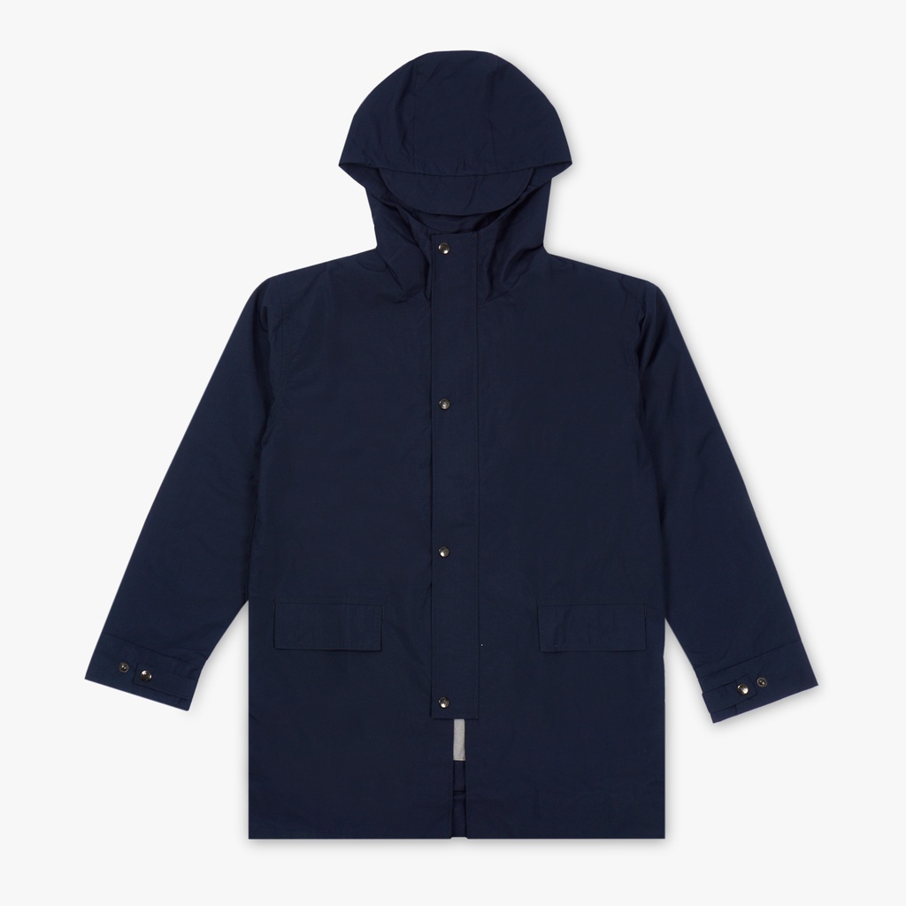 Jual Ame Authentic Series Navy Jaket Parka Raincoat Unisex Pria