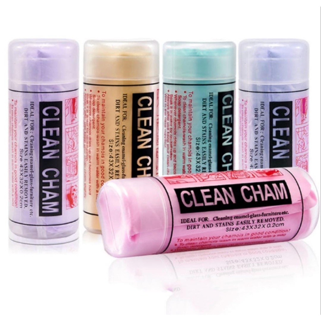 Jual KANEBO CLEAN CHAM / LAP HANDUK KANEBO SERBAGUNA SET TABUNG DAYA ...