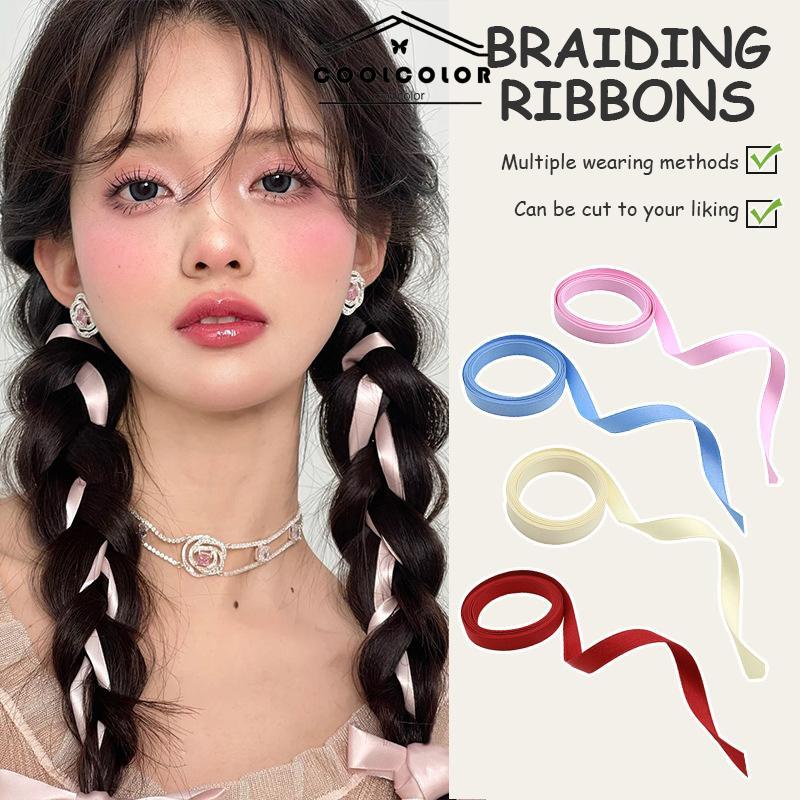 Jual COD ️ Jepit Rambut Kupu-kupu Pita Wanita Double Ponytail Korea ...