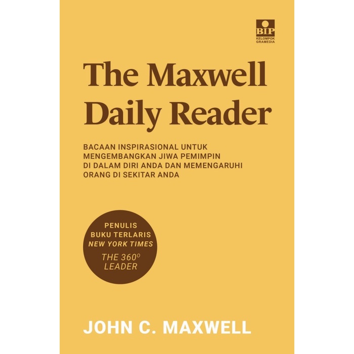 Jual Buku The Maxwell Daily Reader | John C Maxwell (Leadership ...