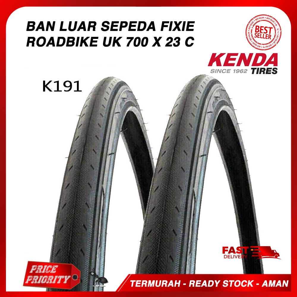 Jual Ban Luar KENDA 700 x 23c Ban Luar Sepeda FIXIE Roadbike 700