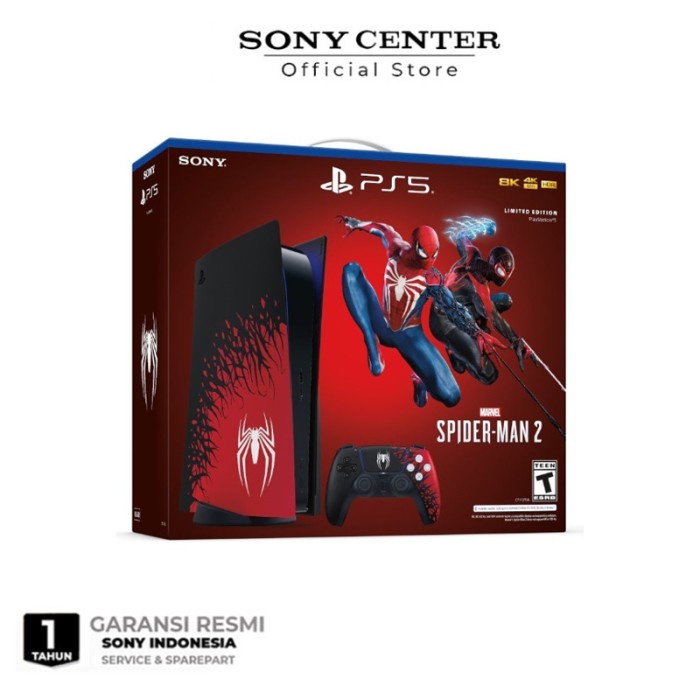 Jual Playstation 5 Ps5 Disc Console Bundle Marvel Spiderman 2 Spider