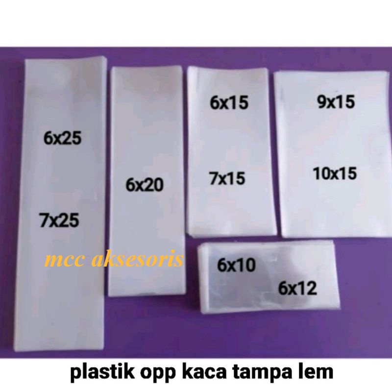 Jual Plastik Opp Plastik Kaca Bening Plastik Aksesoris Souvenir 100 Gram Shopee Indonesia 5489