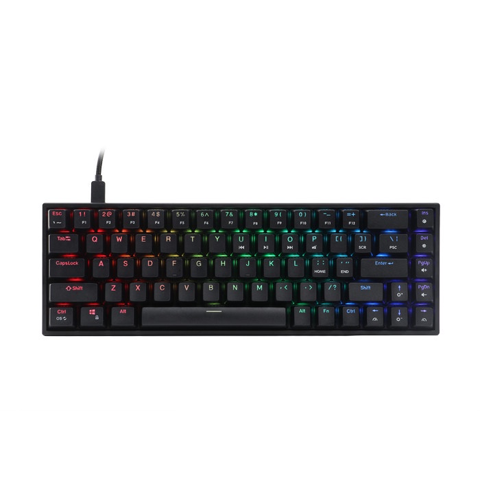 Jual Rexus Keyboard Gaming Mechanical Daiva RX-D68 / D68 - Hitam, Brown ...