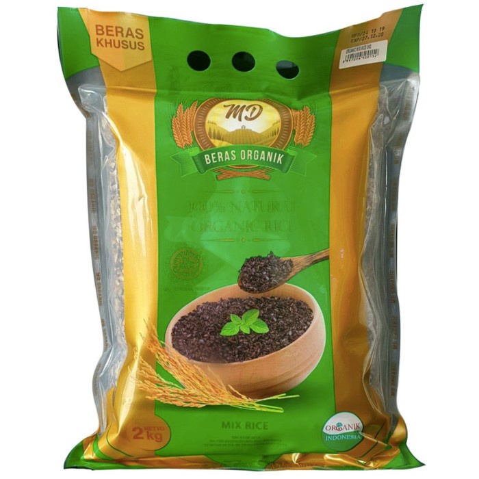 Jual MD BERAS ORGANIK MIX RICE 2 KG - ORGANIC RICE | Shopee Indonesia