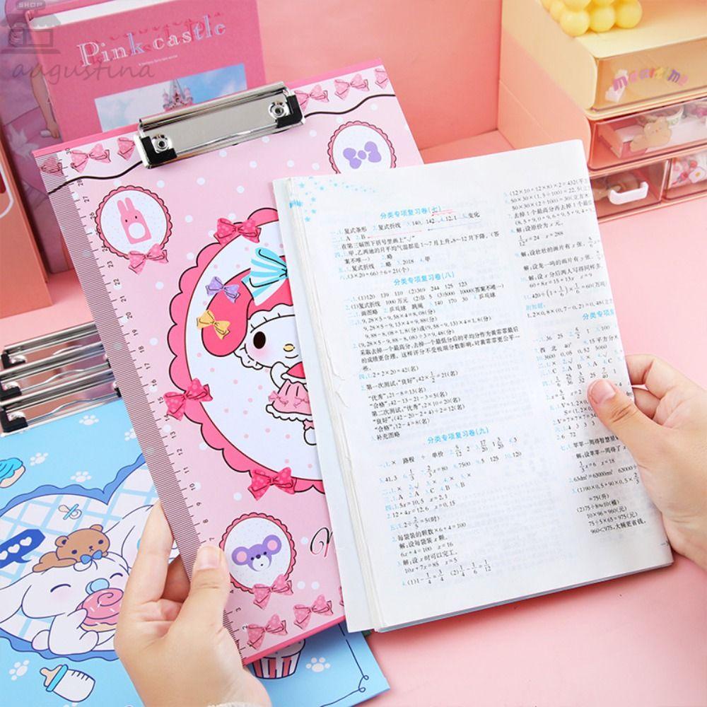 Jual Papan Klip Tulisan Agustina Kuromi Kreatif Kawaii Menu Folder File Folder Note Pad Klip
