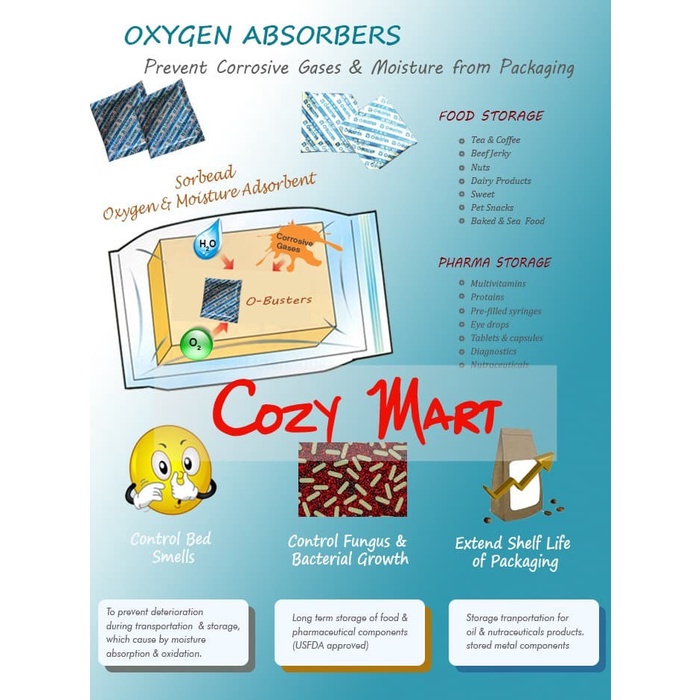 Jual Obuster 30cc Pengawet Makanan O Buster Penyerap Oksigen Oxygen ...
