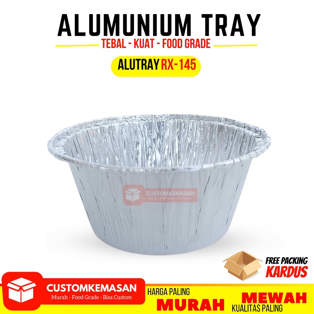 Jual Alu Tray Rx-145 / Alumunium Tray / Alumunium Cup / Muffin ...