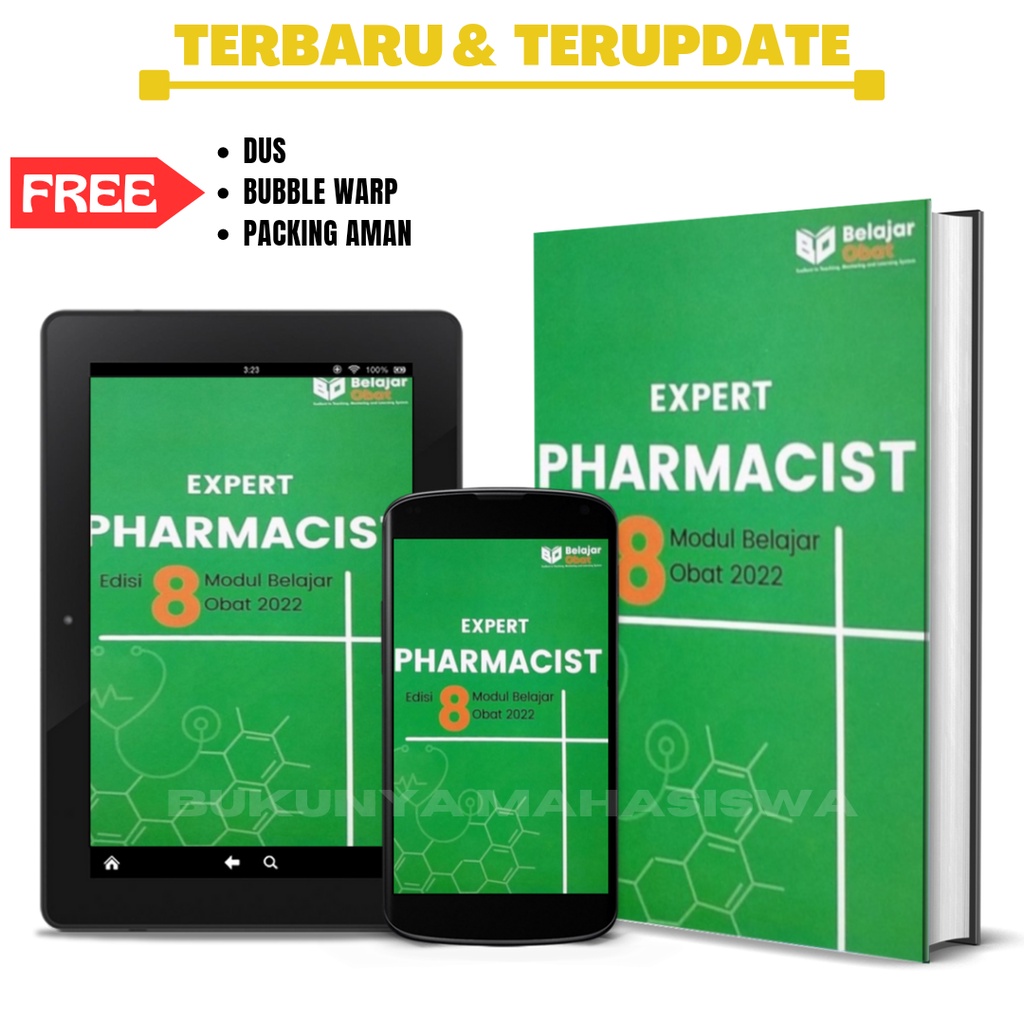 Jual EXPERT PHARMACIST EDISI 8 MODUL BELAJAR OBAT 2022 BUKU FARMASI ...